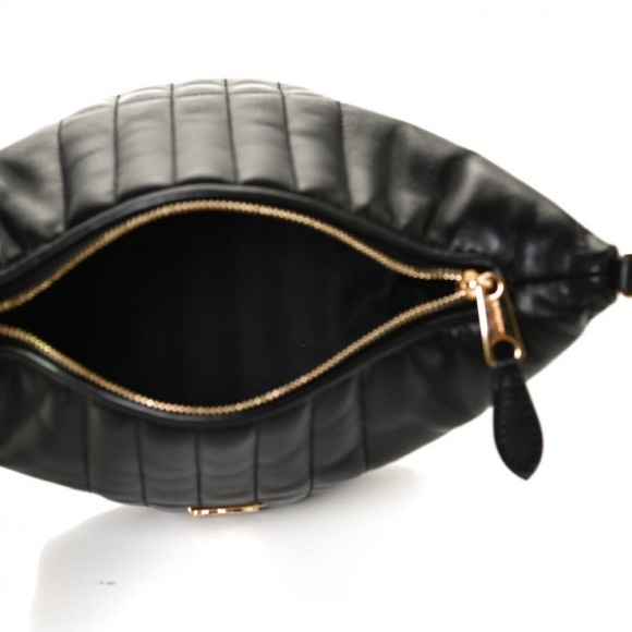 BURBERRY Lambskin Quilted Small Crescent - Picture 9 of 14